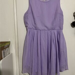 Lavender Sleeveless Kids Dress